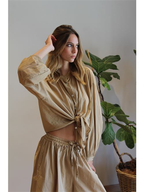 Camicia in mussola di cotone DIECI MINUTI | JO562